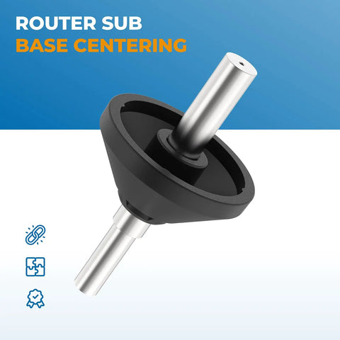 Centering Cone For Routers DNP617 Fits Fixed Base Compact Subbase With One Quarter Inch Collet Centering Pin And Cone Accessory