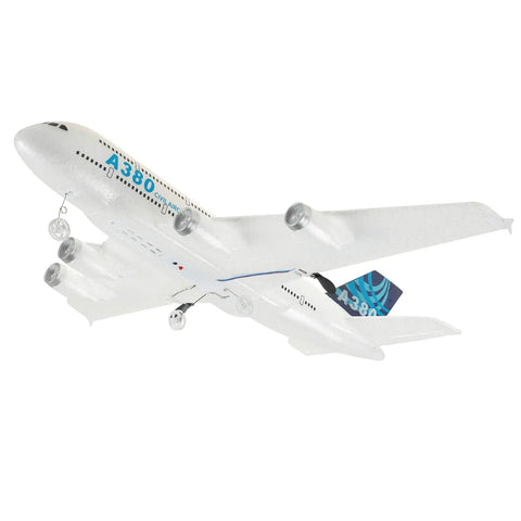 Noob Friendly A380 Inspired RC Plane With 2.4GHz Remote Control, two engine design, lightweight EPP foam, 410mm wingspan