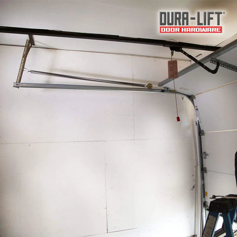 Heavy Duty Extension Garage Door Springs Two Pack For 100 Lb Sectional Doors With Double Loop Ends Built To Last Replacement Set shown installed