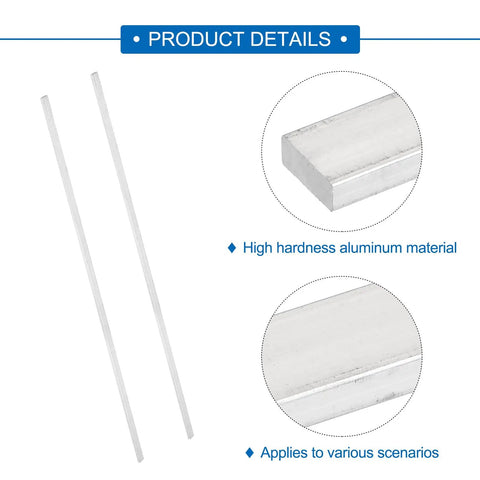 Six Pack Square Aluminum Flat Bar Workhorse One Eighth Inch Thick Five Sixteenth Inch Wide Sixteen Inch Long 6061 Aluminum Alloy Flat Stock