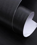 No Sweat Peel And Stick Wallpaper For Kitchen Cabinets, Self Adhesive Vinyl Contact Paper, rolled black vinyl sheet.
