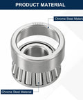 Tapered Roller Bearing Cone And Cup Set 17mm Bore 40mm OD 17.5mm Thick Chrome Steel ABEC 3 High Load Capacity for machinery