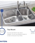 Single Bowl Top Mount Stainless Steel Kitchen Sink 25 x 22 Inch 8 Inch Deep 20 Gauge Drop In Design Fits 30 Inch Cabinets