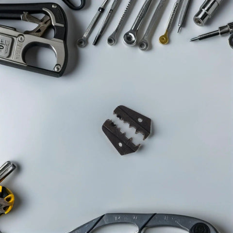 Doitool Compatible Crimping Die Replacement Terminal Pliers For Open Barrel Wire Stripping with high-carbon steel blades.