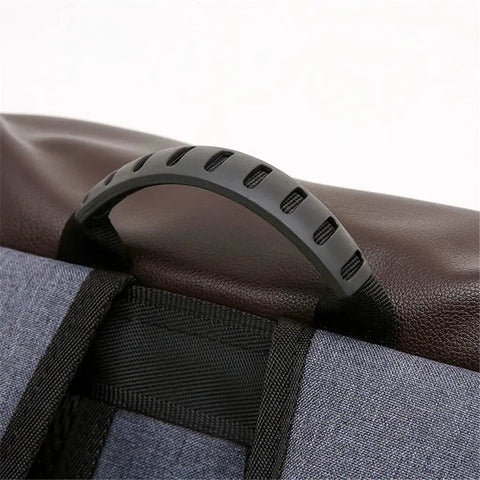 Close-up of handle on Waterproof DSLR Camera Backpack With Large Capacity And Anti Theft Design Reflector Stripe Detachable Tripod Strap