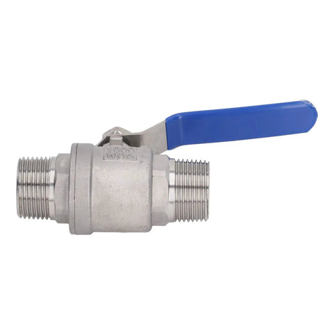 Heavy Duty One Inch Npt Male Thread Stainless Steel Ball Valve for Water Oil And Gas Lines Featuring Smooth Quarter Turn Operation.