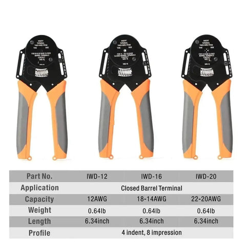 Get That Heavy Duty Crimping Tool Kit For Your Auto Repair Gig With Professional Multitask Terminals And Weather Pack Removal Gear That Makes Wiring Jobs Super Dope And Effortless Every Single Time. carbon steel crimping tool kit, 6.34 in