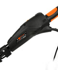 Close-up of the Beefy Heavy Duty 5 Amp 2 In 1 Variable Speed Drywall Sander With Dual Heads, showcasing its black design and handle.