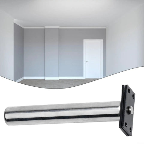 Concealed Door Closer With Automatic Spring Hinge For Interior Doors Up To 50 Kg, Fire Rated Soft Close Mechanism, Silver Finish