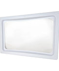 RV Skylight Inner Dome White 24 Inch Insulation Layer Reduces Condensation For Clear Center Insert And Durable ABS Construction