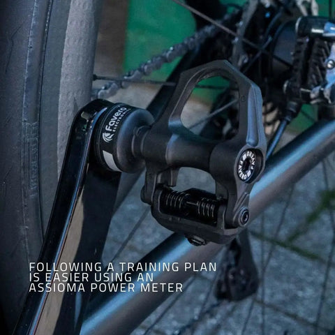 Left Pedal Power Meter For Road Bikes With Single Sensing Pedal Bluetooth And ANT Plus Connectivity For Bike Computers GPS Units And Smartphones Easy To Install And Move Between Bikes mounted on bike pedal
