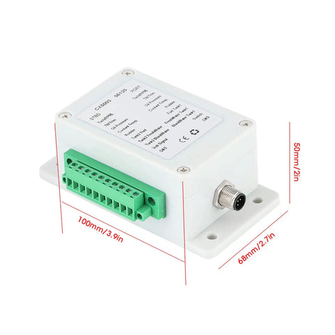 Top Notch NMEA2000 Converter For Boats And Yachts IP67 9-32V DC Box Converts Analog Sensor Signals To NMEA2000, compact white box