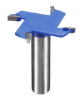 High Performance T Slot Cutter Rabbet Router Bit One Half Inch Shank 45mm Cutting Diameter Three Millimeter Depth Four Wing Carbide Slotting Cutter For Wood Slab Flattening And Rabbeting