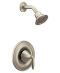 Eva Brushed Nickel One Handle Posi Temp Shower Trim Kit With Coordinating Shower Head And Lever Handle Valve Required 2510 For No Fuss Bathroom Upgrade Today