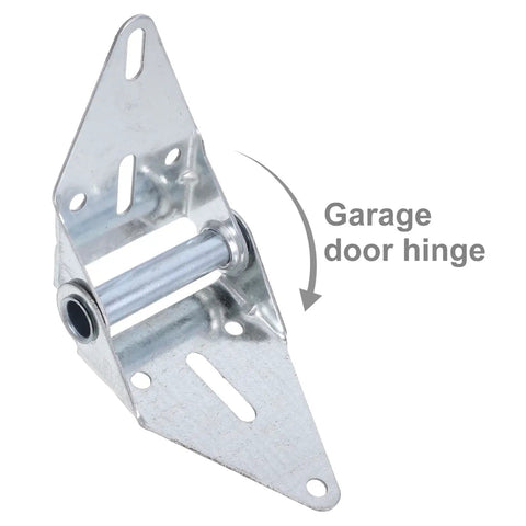 Heavy Duty Garage Door Hinges 2 Pack Noise Reduction Hardware For Outdoor Residential Track Attachment Rugged Metal Hinges Built To Withstand Weather And Deliver Quiet Smooth Operation, single metal hinge