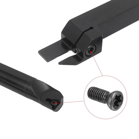 10 Pack M3.5 X 12mm Torx T15 Flat Countersunk Machine Screws with driver tool, showing screw detail and tool head.