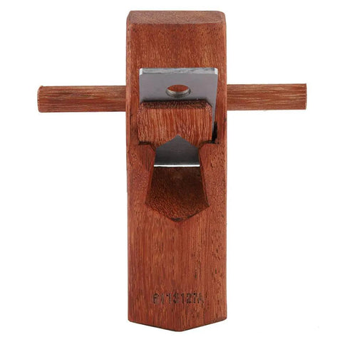 Sturdy Mini Hand Plane With Razor Sharp 127mm Steel Blade And Tough Brass Tipped Base For Slick Surface Prep and fast wood trimming portable carpenter essential, wooden body and steel blade.