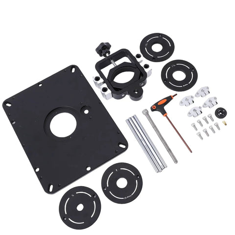Heavy Lifter Router Lift For Weekend Warriors Featuring Micro Pinpoint Dial Adjustments Plug And Play Four Ring System parts and tools