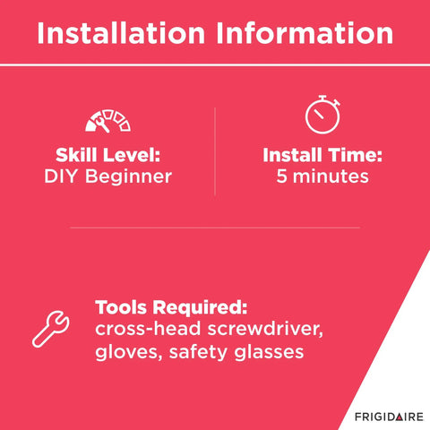 Installation information for Oven Door Handle Replacement For Electric Ranges And Stoves 316544501 White Easy Install
