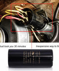 Garage Door Opener Starting Capacitor Replacement 70 MFD 220V 60Hz For 1/2 HP Openers installed in motor