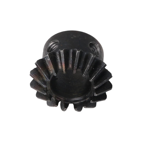 Tapered Bevel Pinion Gear With 12mm Hole Diameter, 45 Steel, 1.5 Module, 16 Teeth, Pack Of 2 For Industrial Replacement