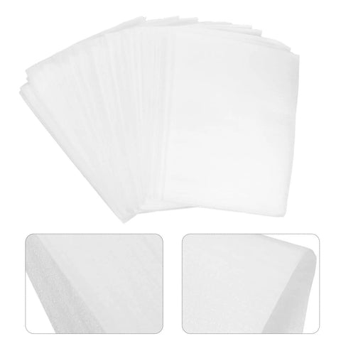 100 Pack EPE Foam Pouches For Packing Dishes And Fragile Items Lightweight Cushioning Wrap Pouches Bulk Pack Protective Wrapping Bags