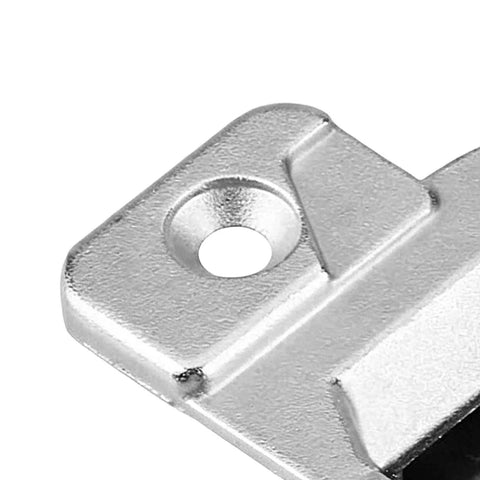 Close-up of a metal bracket from the Soft Close Cabinet Hinge Set For Kitchen Cabinets With Precision Fit And Silent Operation