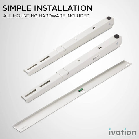 Heavy Duty Outdoor Mini Split Mount Bracket With Crossbar And L Shaped Brackets For Ductless Condensers And Heat Pumps 440 Lb Capacity Hardware Included Level Your Setup - Simple installation with included parts.