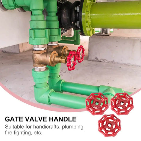 10 Pack Cast Iron Valve Hand Wheel Handles For Water Fittings With Reliable Sealing And Easy Open Close Flat Bottom Design