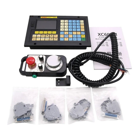 Top-Notch Four Axis Controller Kit With MPG Pendant Handwheel And Emergency Stop For CNC Machines, 4-Axis Controller XC609MD.