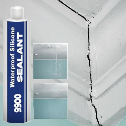 Premium Heavy Duty Multipurpose 9900 Waterproof Sealant Featuring Kickass Adhesive Glue for sealing cracked ceilings.