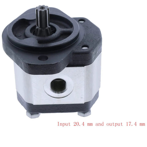 Heavy Duty Hydraulic Lift Function Gear Pump Replace Part 96193GT with 20.4mm input shaft, designed for Genie lifts.