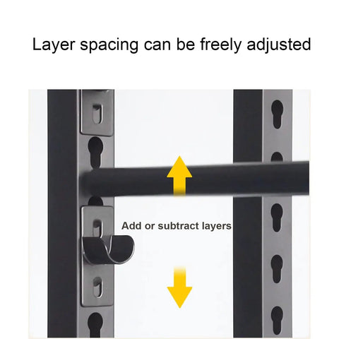 Beefy Wall Mounted Vinyl Storage Rack For Three Rollers Textile Samples And Transfer Paper Organizer adjustable layer spacing