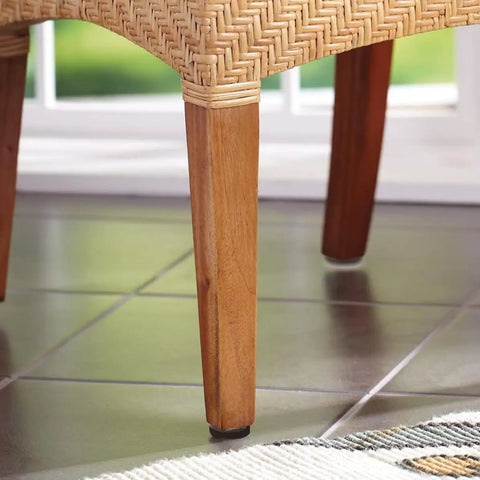 Chair leg with 40 Pack Brown Nylon Furniture Glide Pads With Steel Pins For Round Chair Legs Floor Protectors on tile floor.