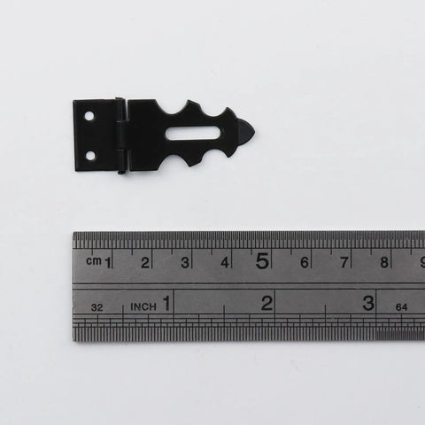 Super Cute Crapyt 20 Pcs Hood Locks Latches With Screws Compact Cabinet Door Safety Catches For Toolboxes And Storage Boxes Easy Diy Install Fit Any Project, black metal latch with ruler.
