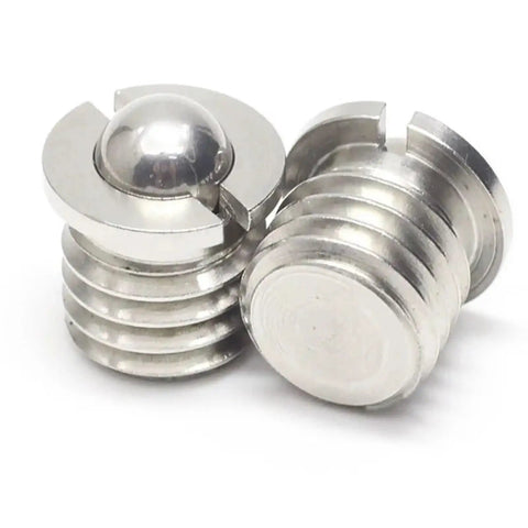 Shop Grade 304 Stainless Steel Flanged Spring Ball Plunger, smooth finish and spring-loaded design for precise holding.