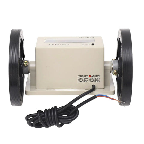 Mingzhe Automatic Metric Measuring Wheel, 999999m Distance Range with black wheels and compact controller design.