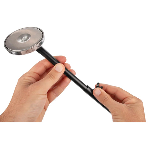 Heavy Duty 50 Pound Magnetic Pickup Tool With Rubber Grip Telescopes From 24 To 38 Inches Three Inch Wide Magnetic Head For Lifting Heavy Items And Reaching Into Tight Spots