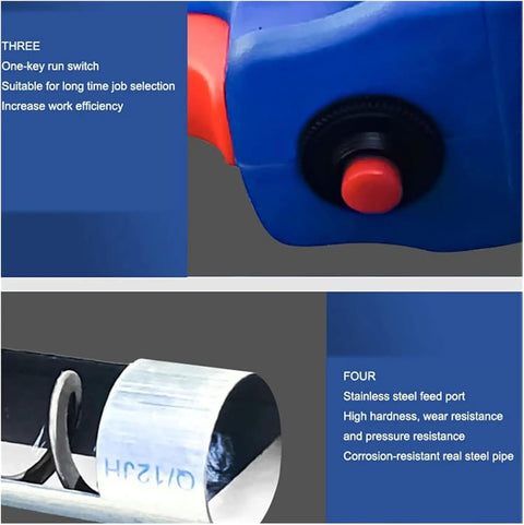 Portable Grain Pumping Machine With Suction Auger Screw Conveyor button and stainless steel feed port