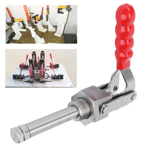 Heavy Duty Quick Release Toggle Clamp With Push Pull Action For Fast, Repeatable Clamping, Up To 701 Lb Holding Power