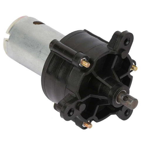 Hand Crank DC Miniature Generator Emergency Power Supply Portable Dynamotor close-up showing black and silver gear motor