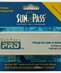 SunPass PRO Portable Transponder for Florida Toll Roads, Prepaid Toll Program, Easy Windshield Mount packaging front view