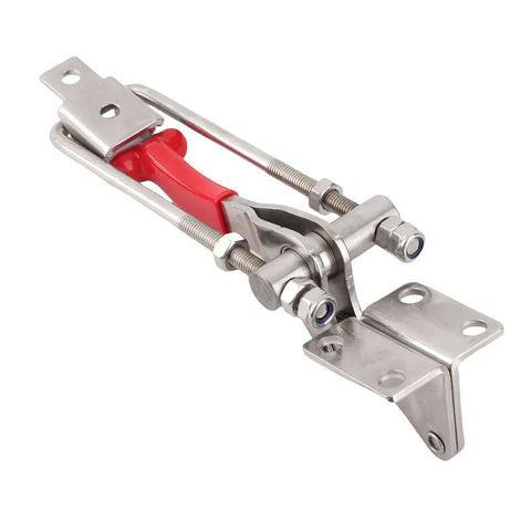 Stainless Steel 90-Degree Toggle Clamp Fastener With Plastic Cover Handle for home decor projects and machinery installations