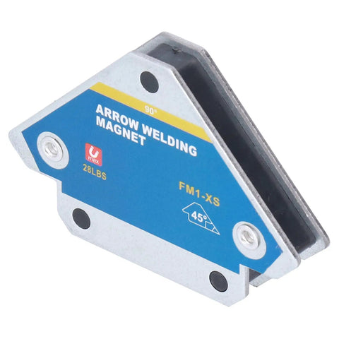 Magnetic Holder Set 4 Piece For Welding And Metal Work, 28 Lb Holding Power, 45 Degree Angle Ferrite Iron Tool