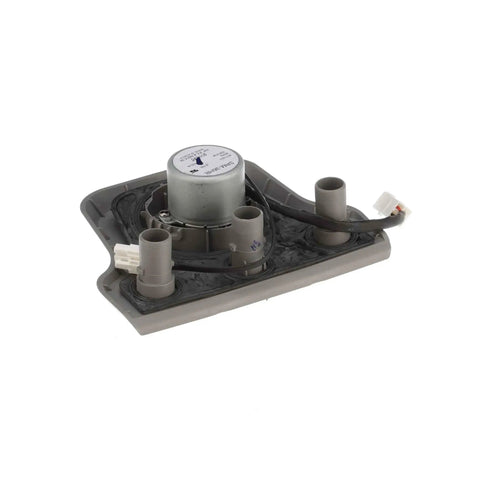 Waterwall Dishwasher Spray Arm Motor And Nozzle Replacement For DD97-00216A, grey motor and nozzle assembly on white background