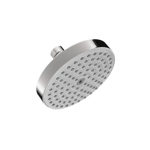 Raindance S Air Infusion Showerhead With RainAir 1 Spray, AirPower QuickClean Chrome Finish, side view, 6-inch head