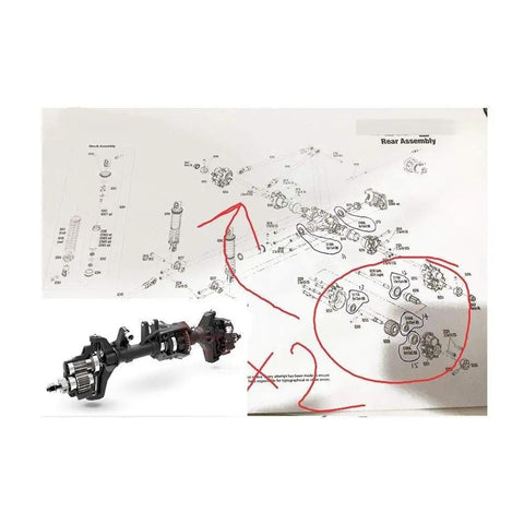 Traxxas TRX-4 Ball Bearing Set for One-Tenth RC Car Upgrade Chrome Steel Bearings 52100 Precision assembly diagram