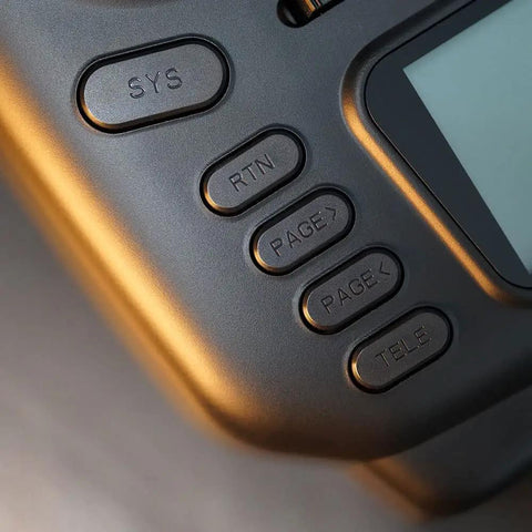 Close-up of buttons on ELRS EdgeTX Multi Module Transmitter V2 Mode 2 With Internal ExpressLRS Module Support Hall Effect Gimbal STM32F407