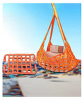 Heavy Duty Cargo Hoisting Net 150 By 150 Cm For Secure Load Handling 0.3 Ton Rigging And Moving Built Tough Polyester Webbing