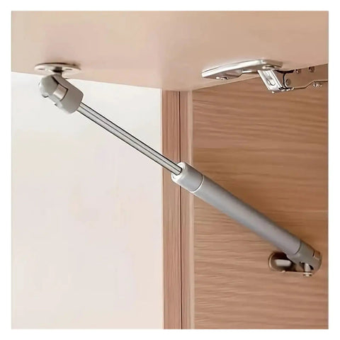 Four Pack Gas Spring Hinges With 100N Lift Support For Cabinet Doors Metal And Plastic Hydraulic Shocks Soft Close Action